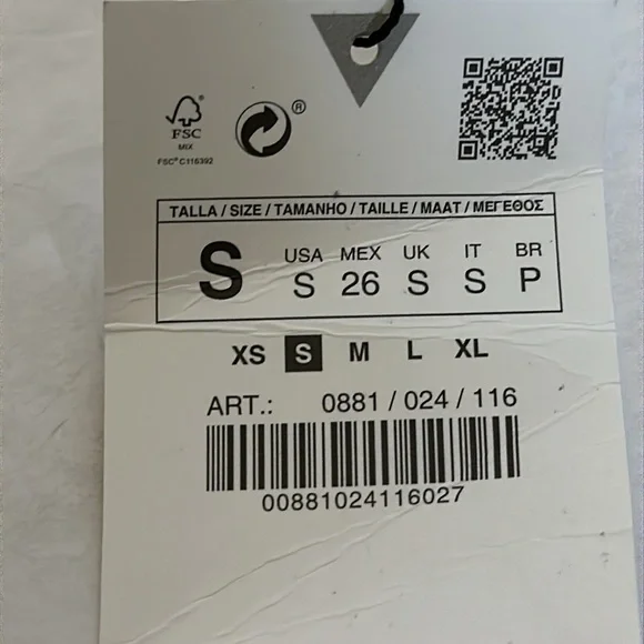 ZARA floral print HALTER CROP TOP NWT small and medium - Picture 8 of 16